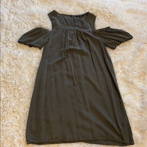 Green Cold Shoulder Dress